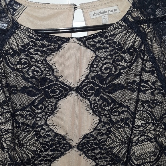 Charlotte Russe Navy long sleeve skater dress - Picture 5 of 5